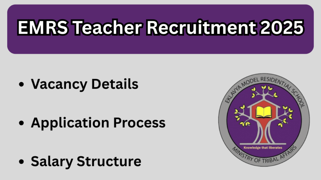 EMRS Teacher Recruitment 