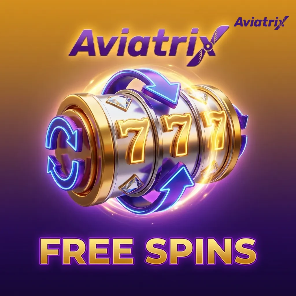 Illustration of Aviatrix free spins on casino slots, highlighting no-balance spins and bonus winnings for Indian casual players