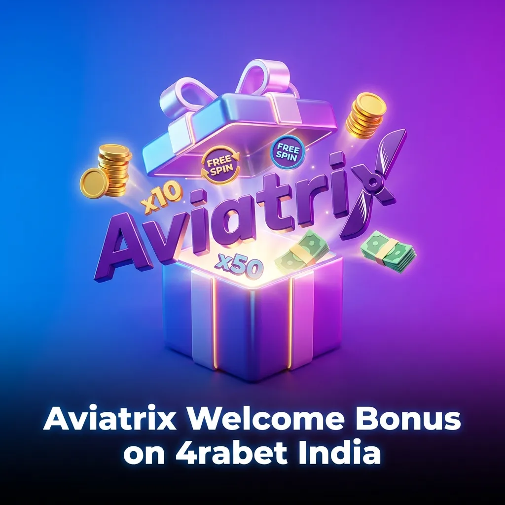 4rabet India Aviatrix welcome bonus banner showing 150% up to ₹10,000 for new casino players on first deposit