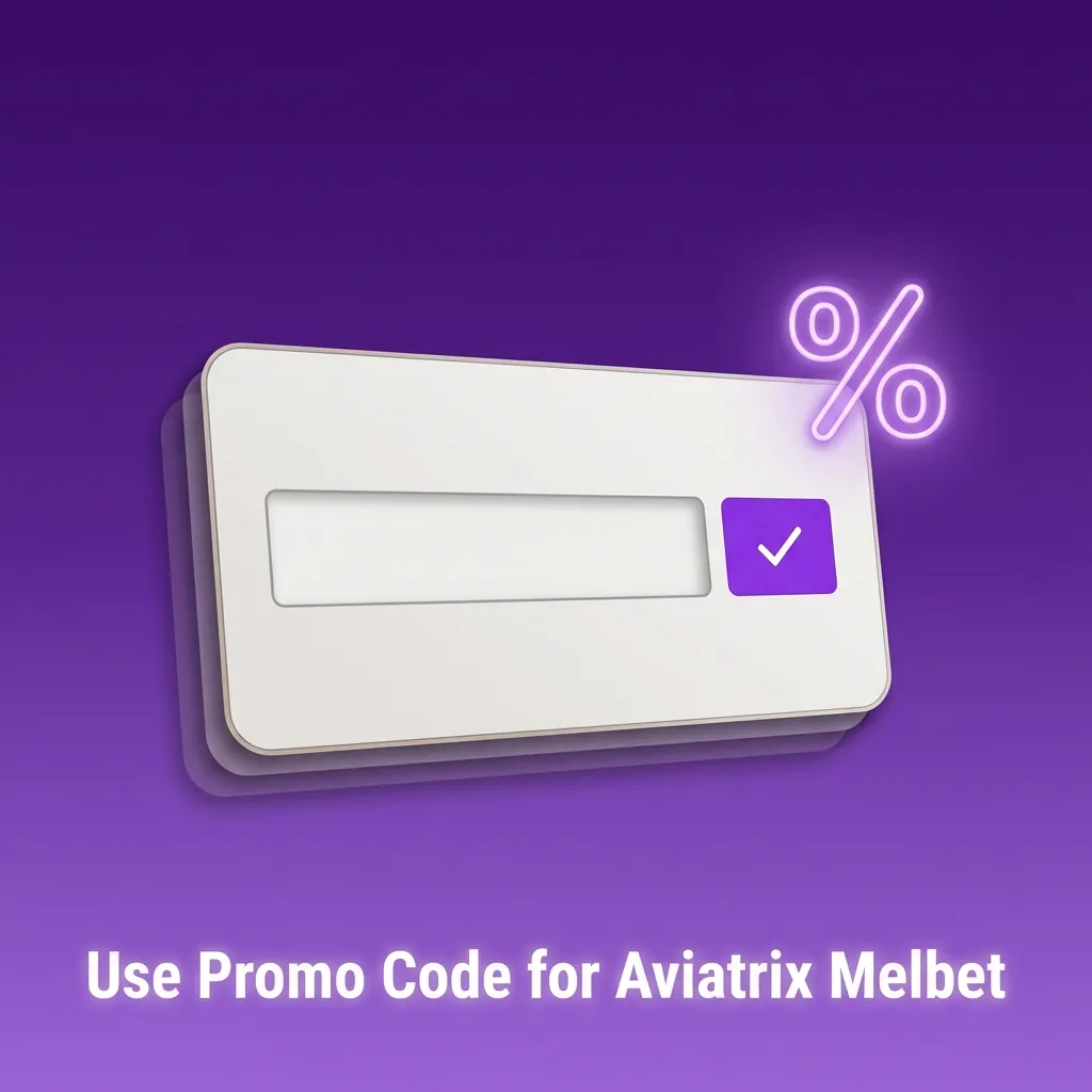 Aviatrix Melbet signup screen highlighting promo code field with text “AVIATRIXWIN” for extra session value